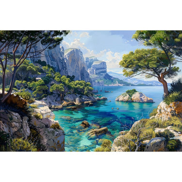 French Landscape Canvas